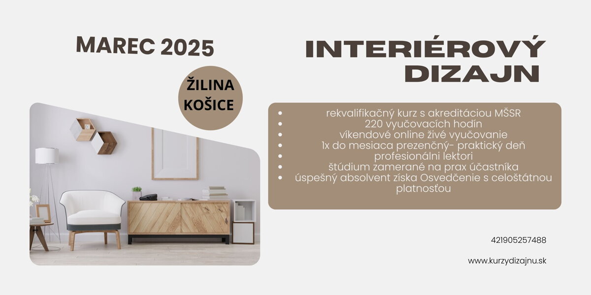 Interiérový dizajn 2025